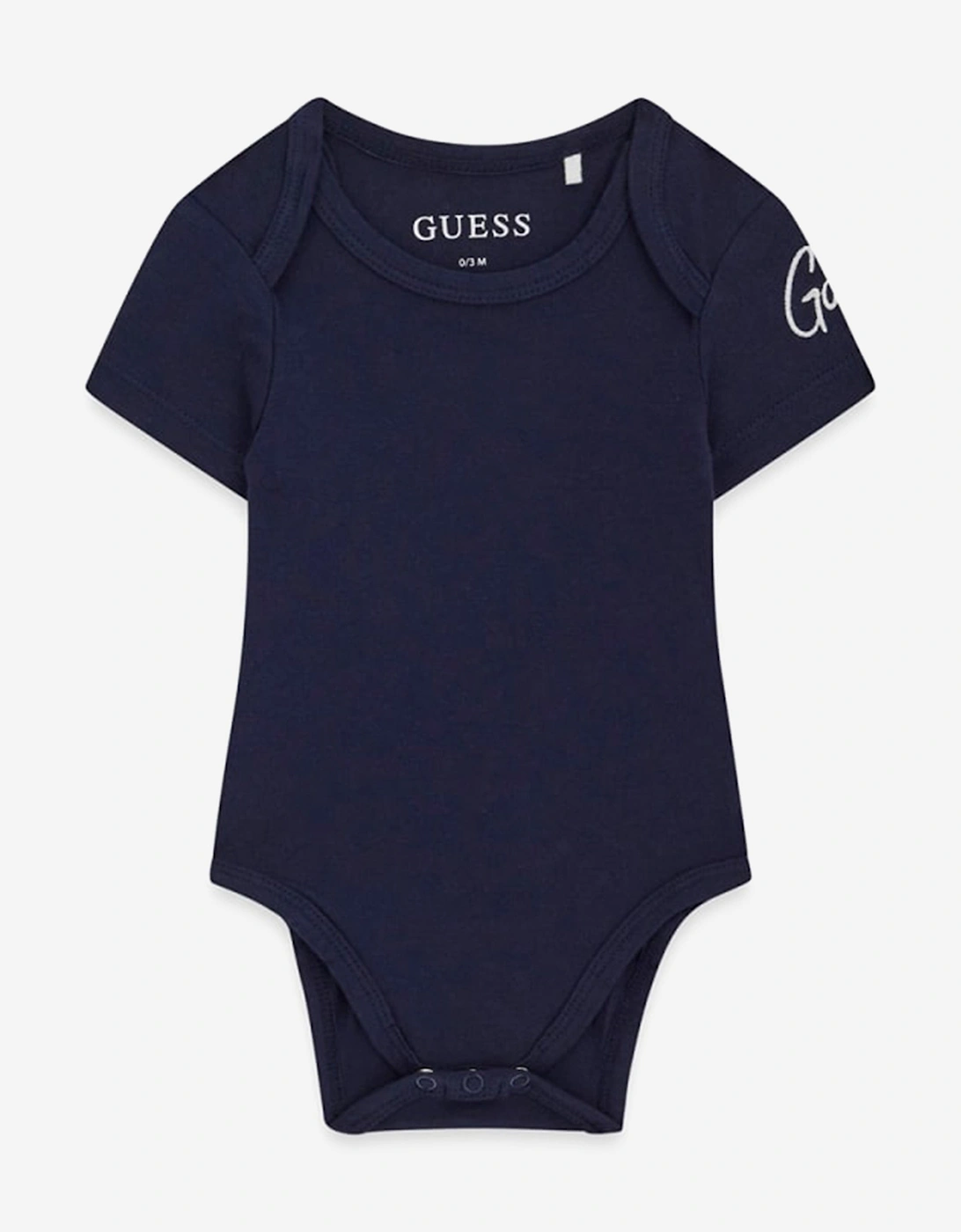Baby Boys Bodysuit and Seersucker Romper in Navy