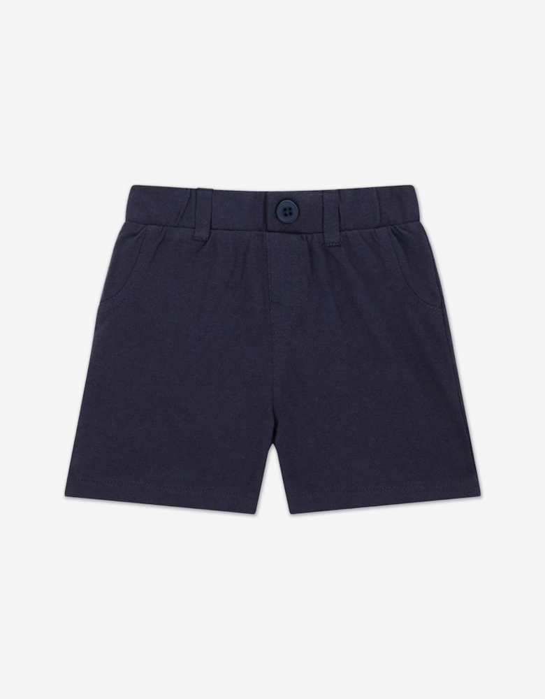Baby Boys Polo Shirt and Shorts Set in Navy