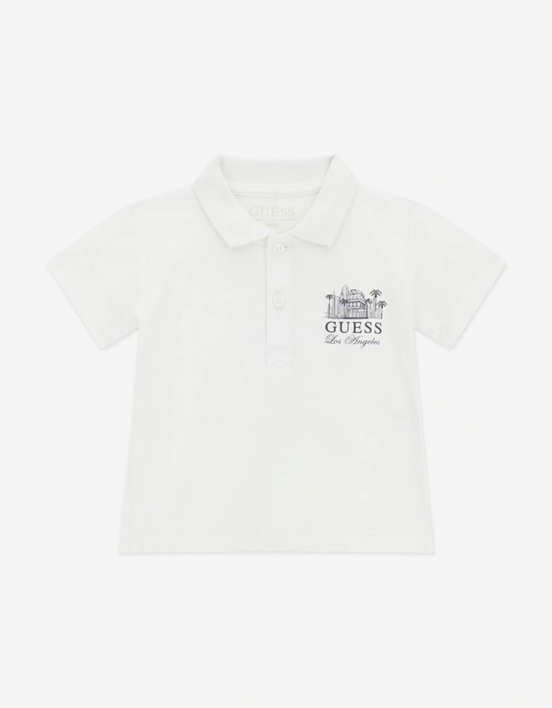 Baby Boys Polo Shirt and Shorts Set in Navy