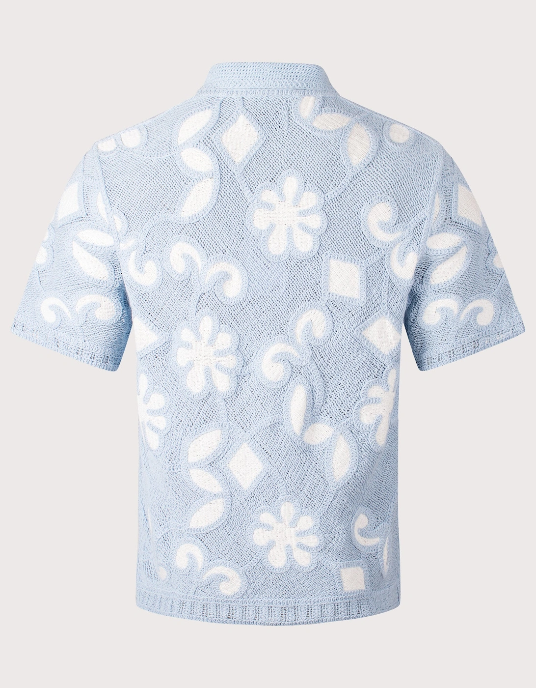 Porto Doodle Crochet Polo Shirt