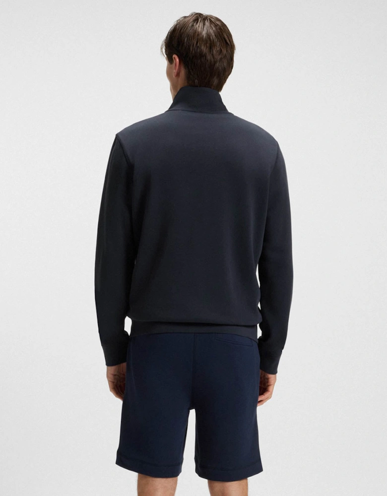 BOSS Orange Zestart Mens Full Zip Sweatshirt - Dark Blue 404