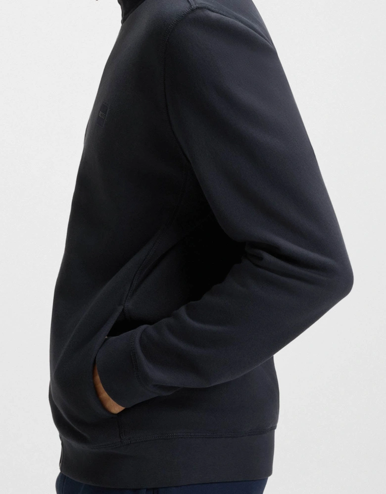 BOSS Orange Zestart Mens Full Zip Sweatshirt - Dark Blue 404