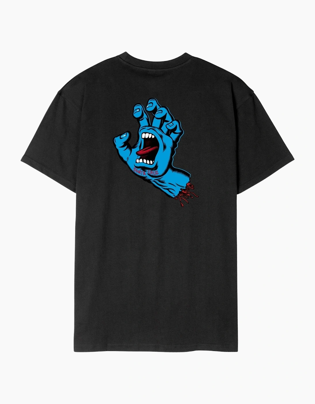 Santa Cruz Men's Black Screaming Hand Short Sleeve T-Shirt  38 M
