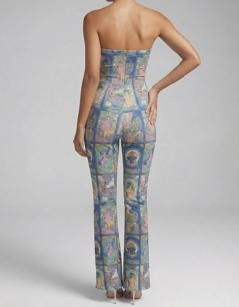 Eden Cut-out Flared Jumpsuit