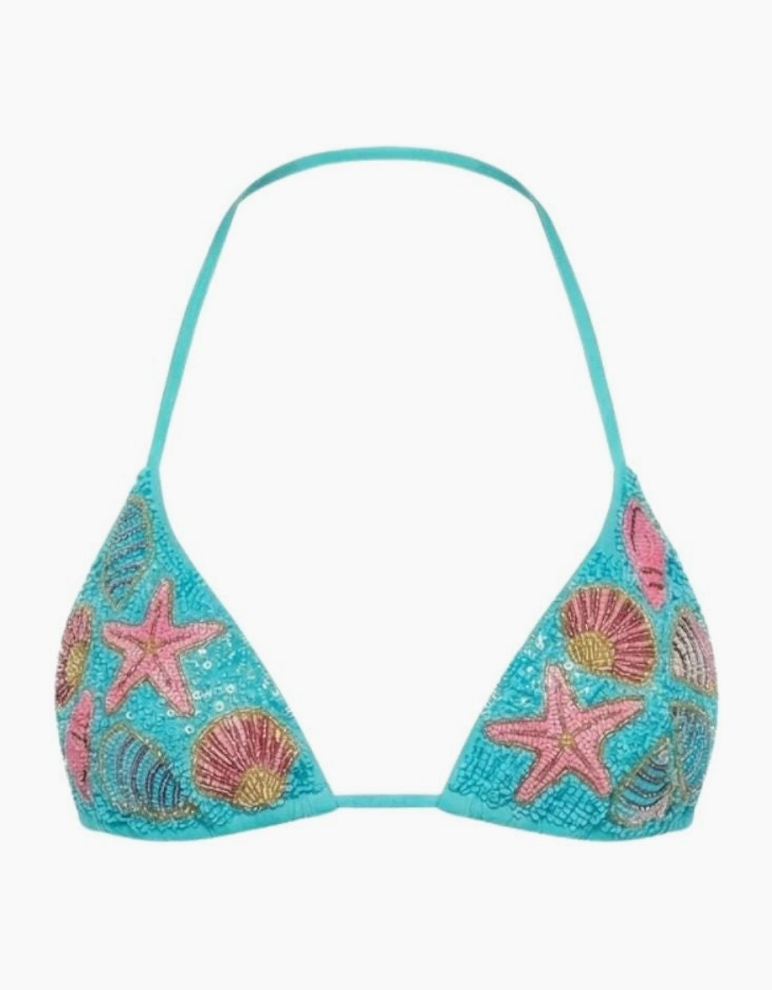 Zaria Bikini Top Aqua