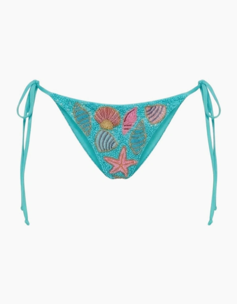Zaria Bikini Bottom Aqua