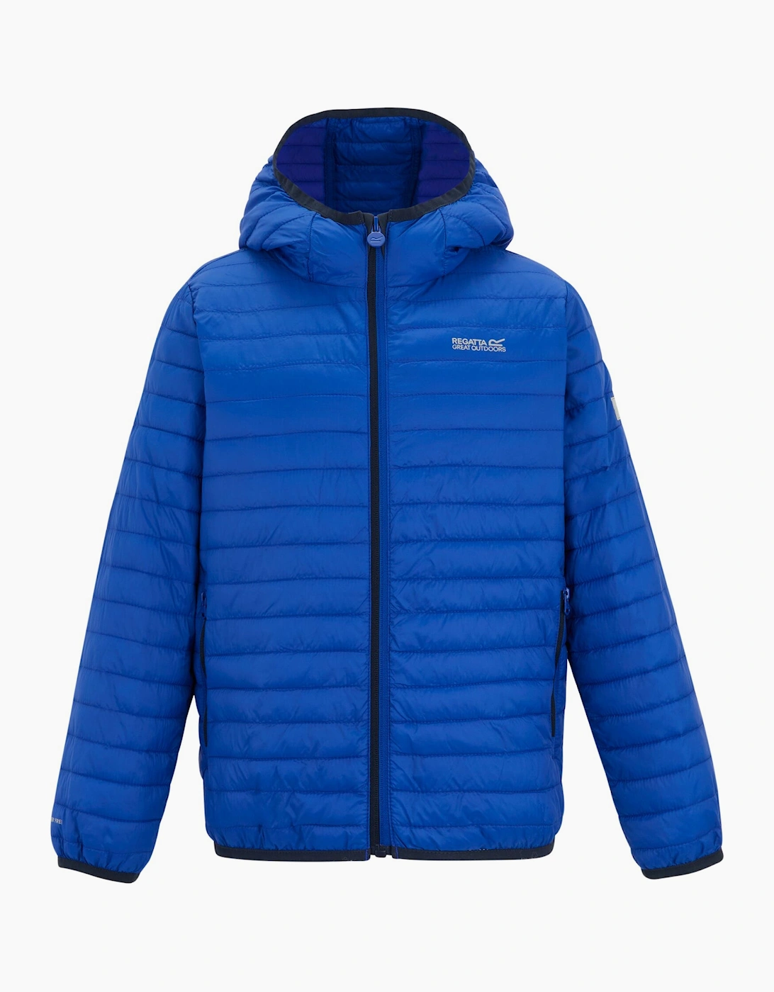 Regatta Unisex Blue Childrens/ Hillpack Hooded Jacket  Size 13 Years Kids