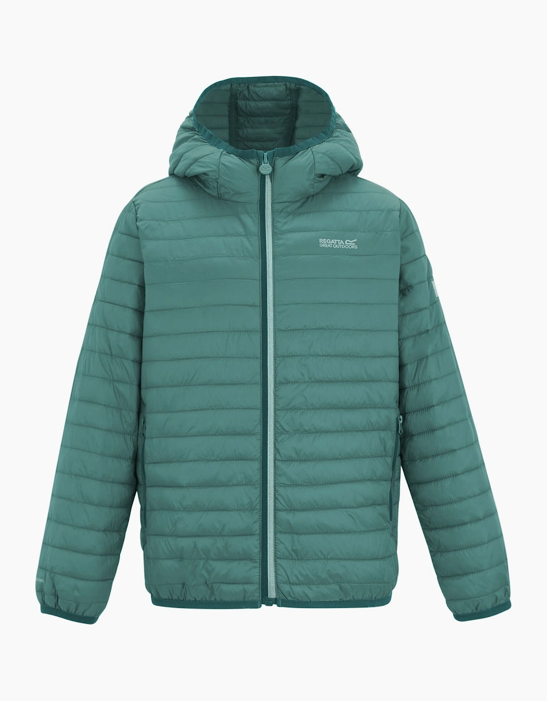 Regatta Unisex Green Childrens/ Hillpack Hooded Jacket  Size 14 Years Kids