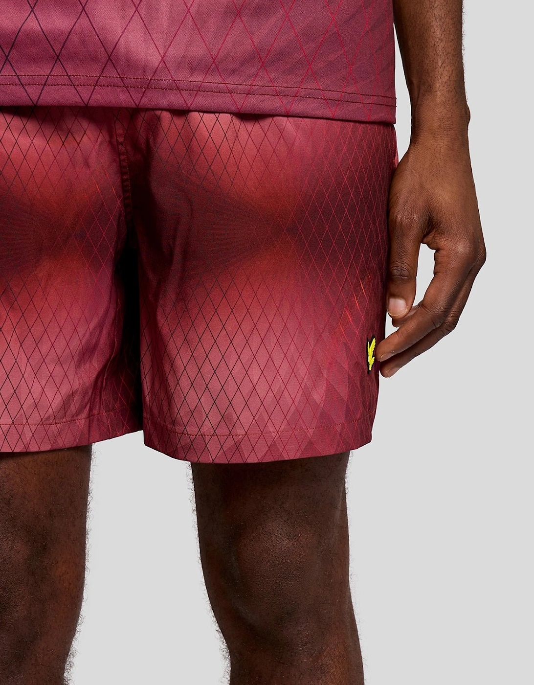 Monogram Geometric Swim Shorts