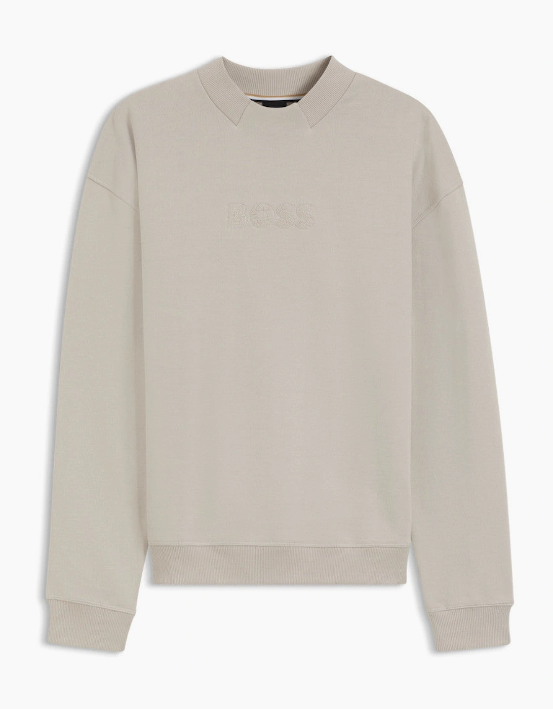 BOSS Black Fashion Sweatshirt 075 Open Grey, 2 of 1