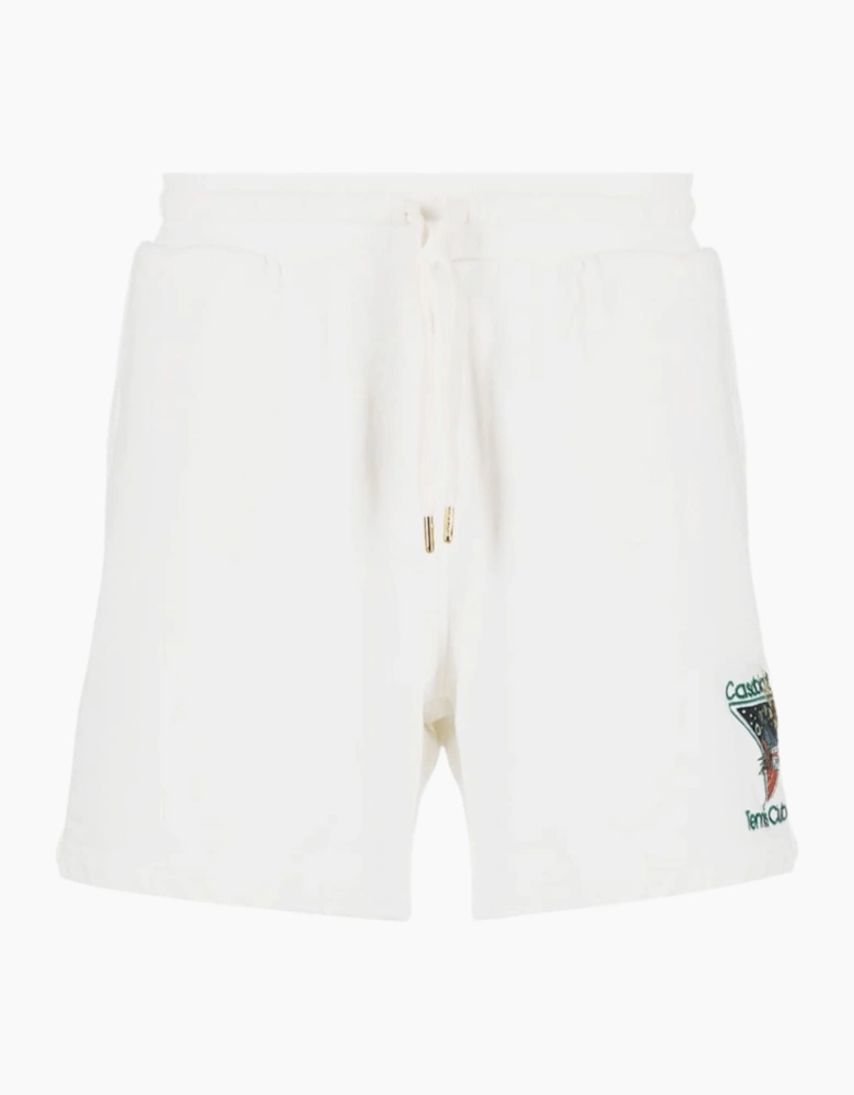 Tennis Club Cotton Shorts White