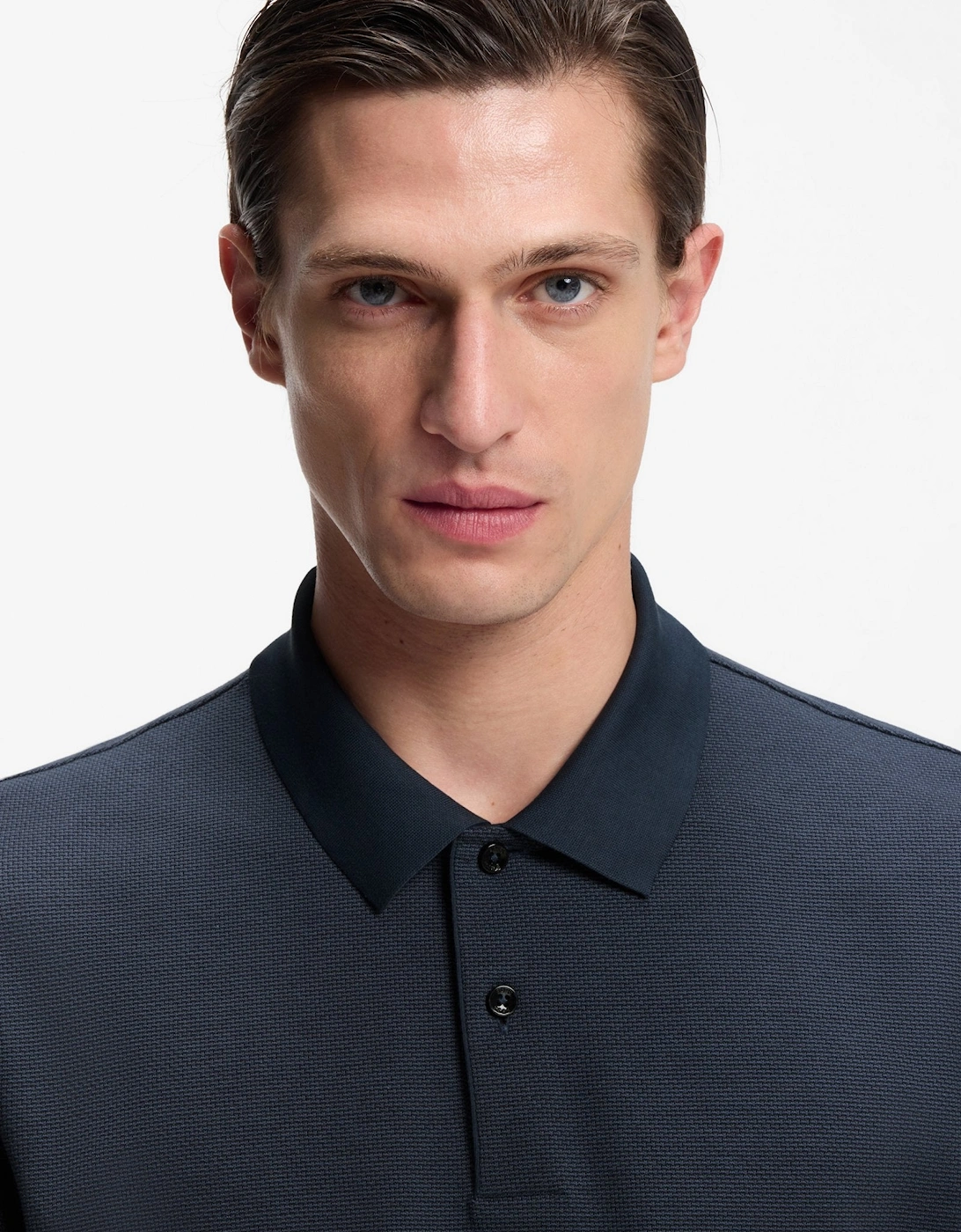BOSS Black H Parlay Polo Shirt 405 Dark Blue