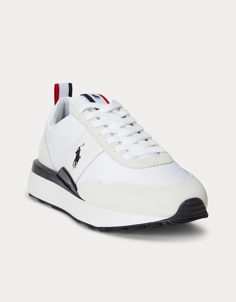 TRAIN 89 RIB Mens Casual Trainers White/Navy/Red