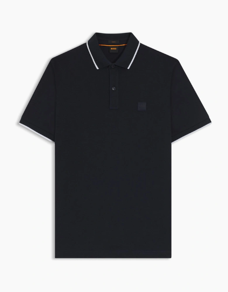 BOSS Orange Passertip Polo Shirt S1-26 404 Dk Blue