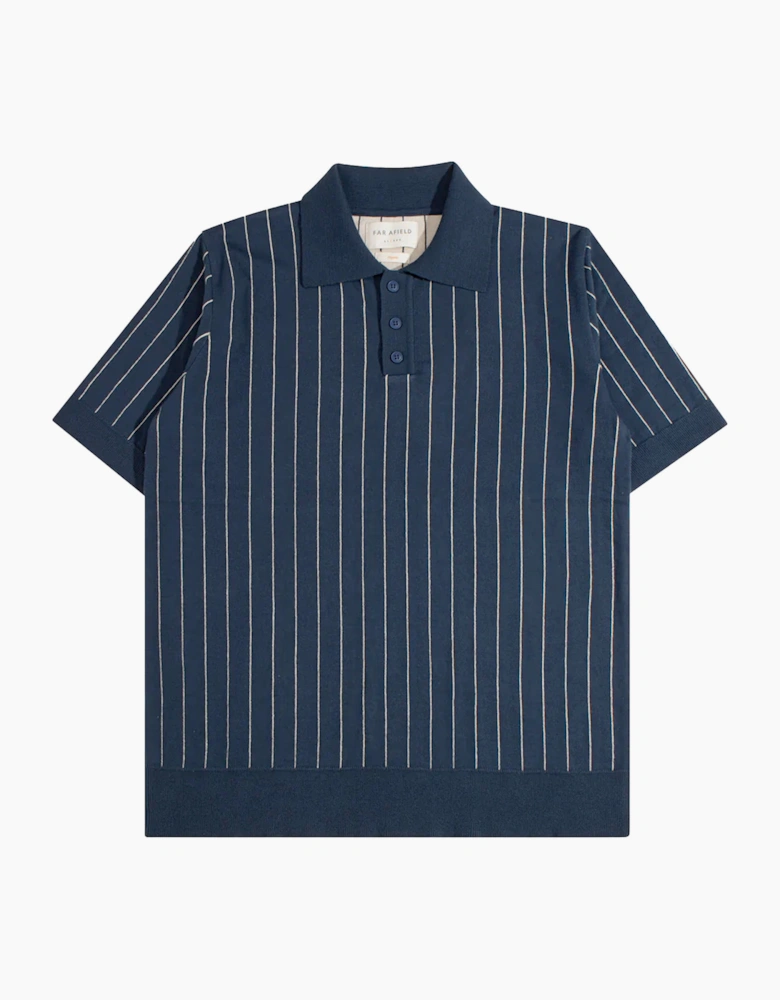 Benny Knitted Pinstripe Polo
