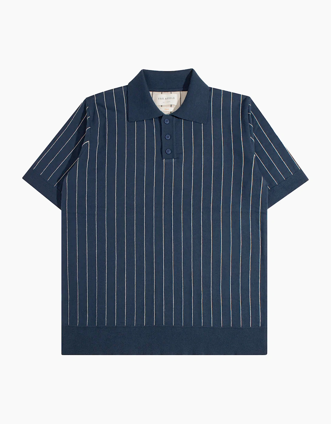 Benny Knitted Pinstripe Polo, 3 of 2