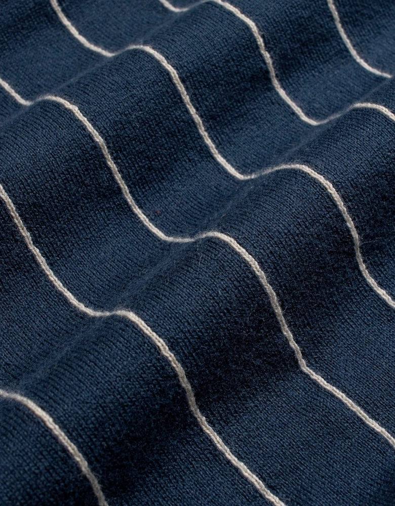 Benny Knitted Pinstripe Polo
