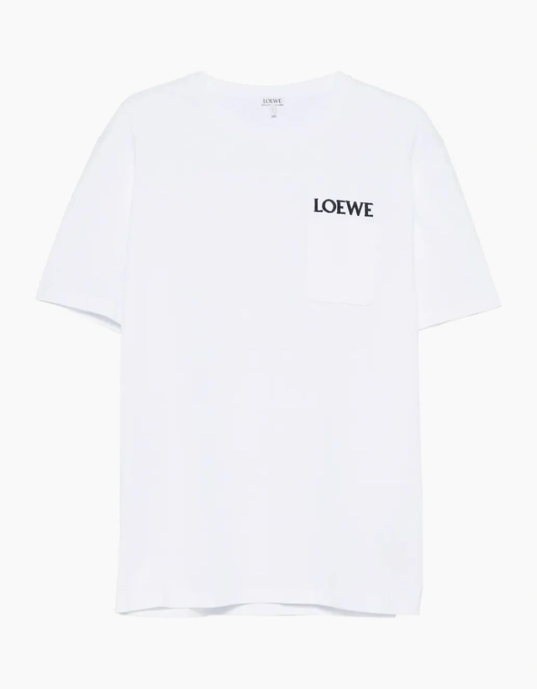 Pocket Embroidered Logo T-Shirt White, 5 of 4