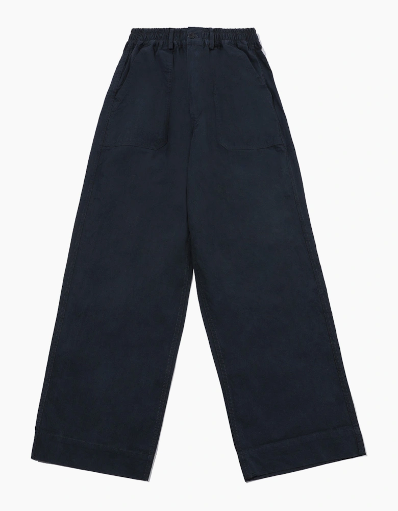 One Tuck Wide Fatigue Pants