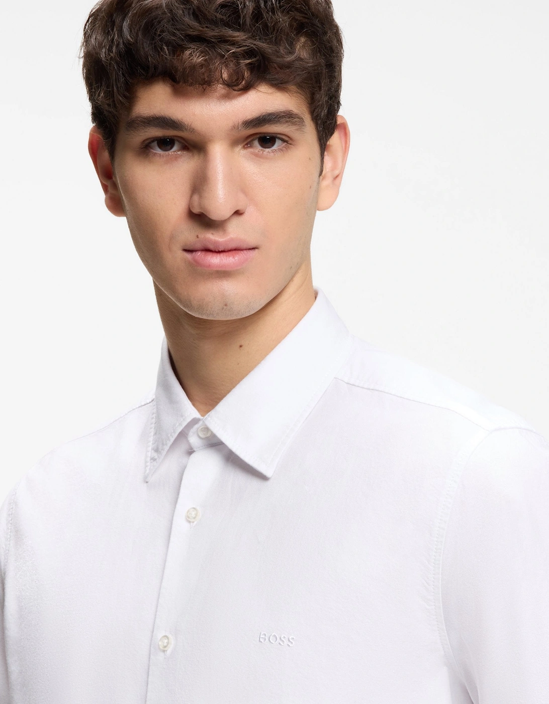 BOSS Orange Rash 2 M Shirt 100 White