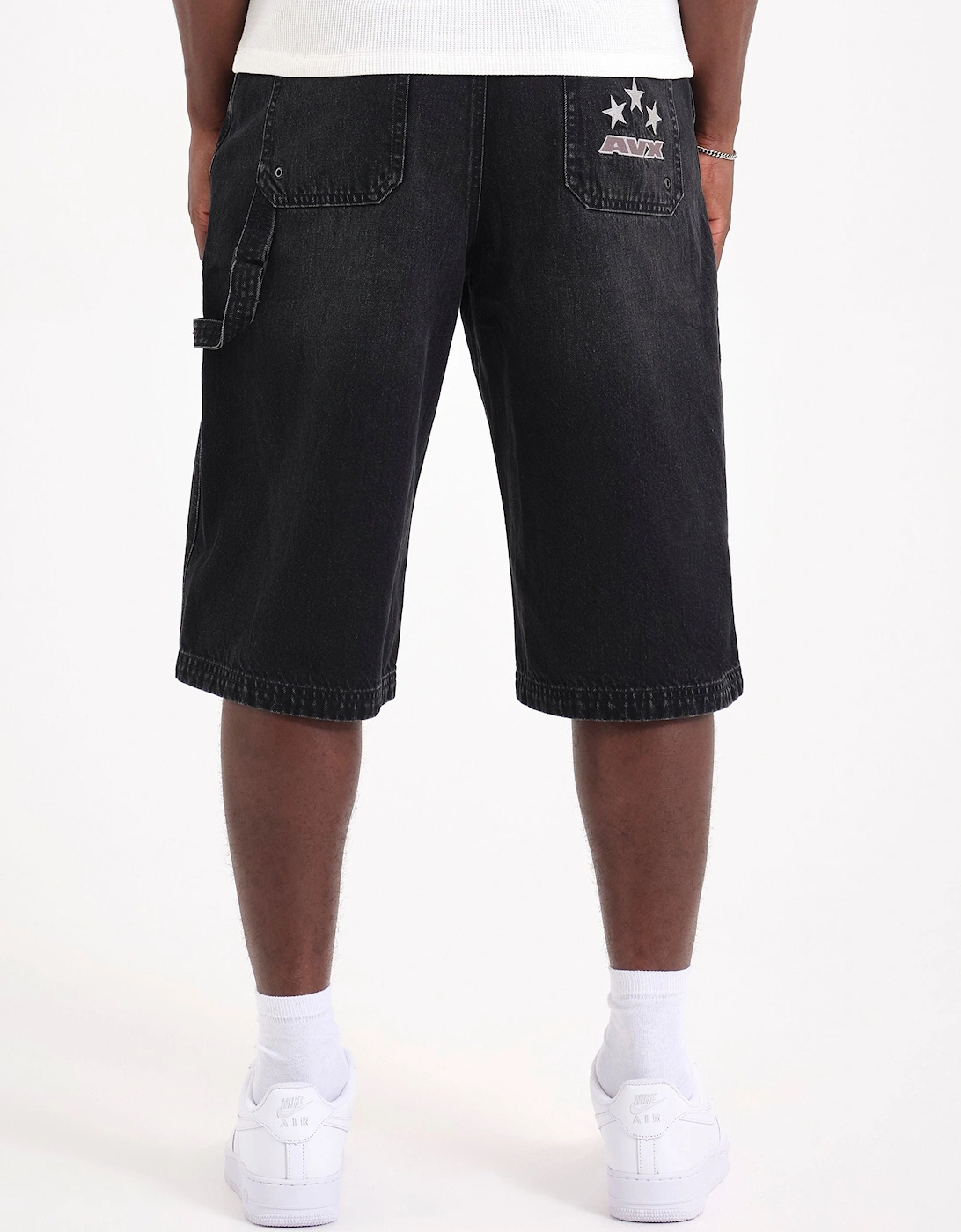 DAM DENIM SHORT - Black Denim