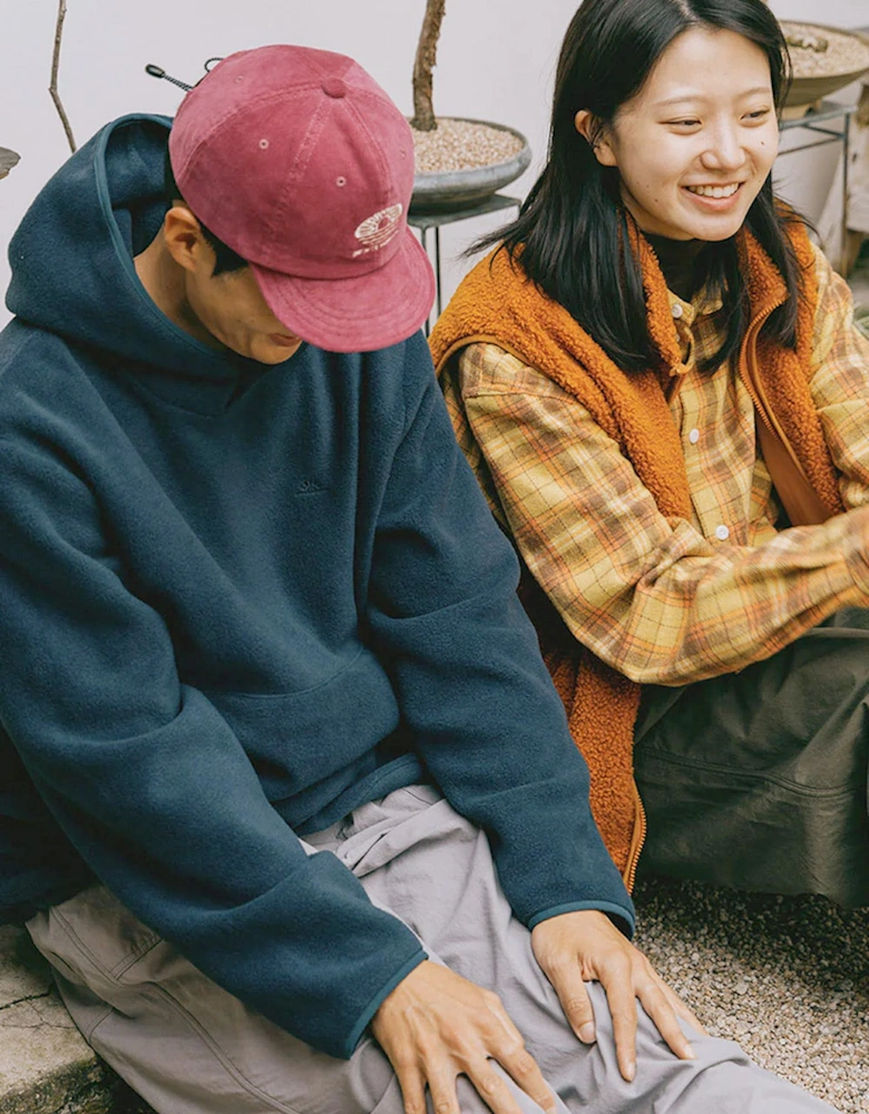 Sunrise Fleece Button Hoodie