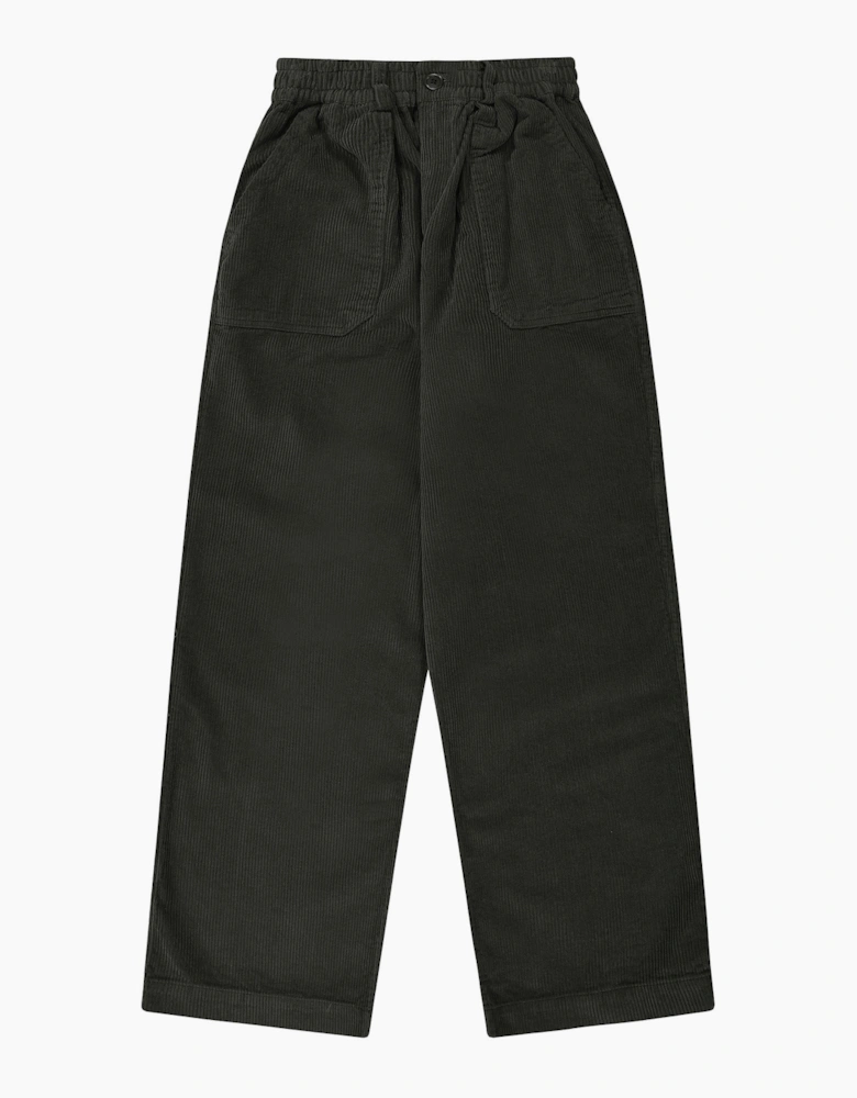 One Tuck Fatigue Corduroy Pants