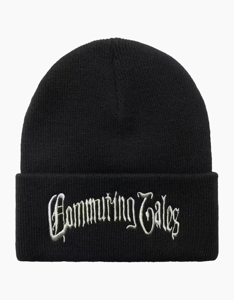 Commuting Tales Beanie Hat Black