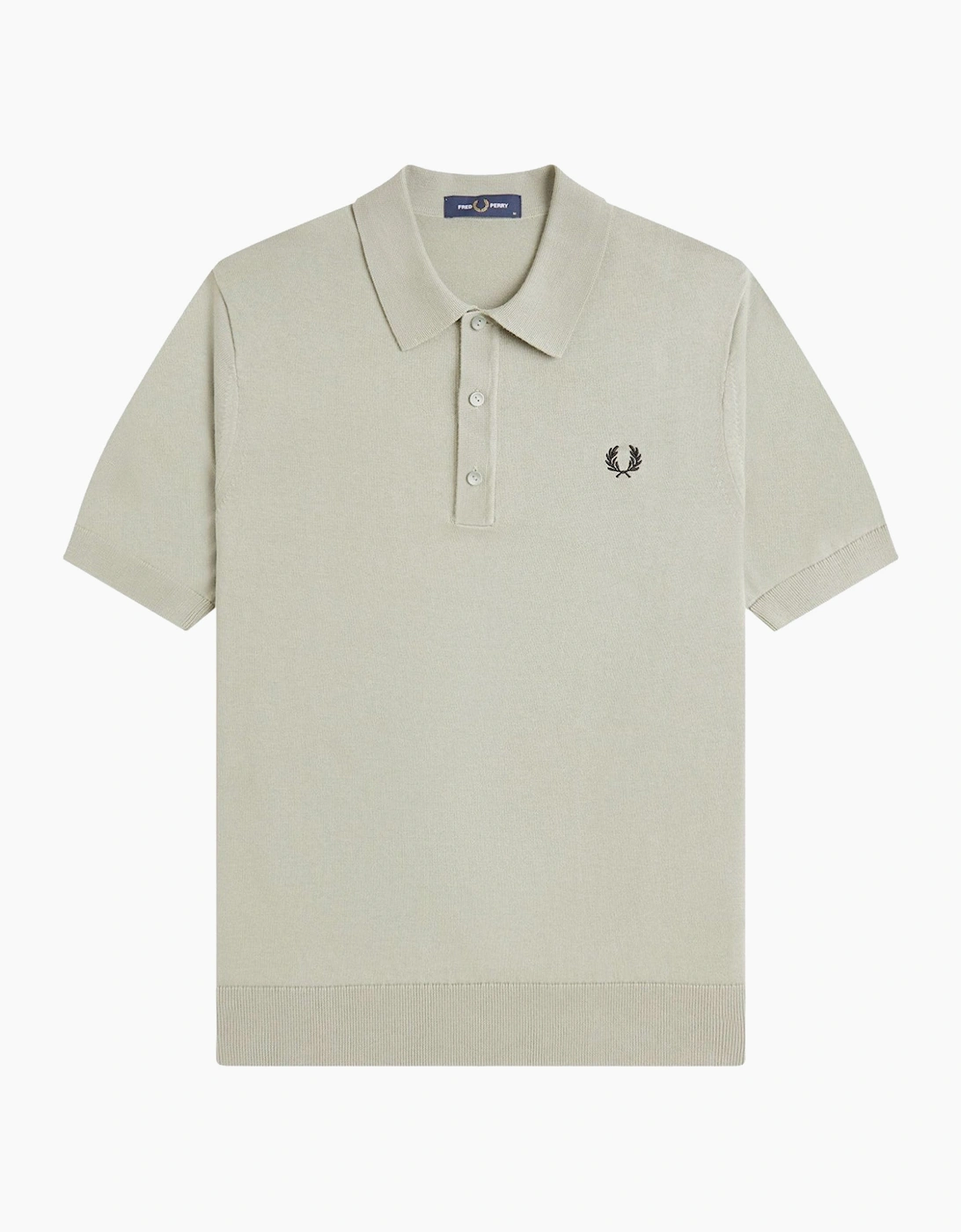 Fred Perry Cotton Knitted Polo Shirt