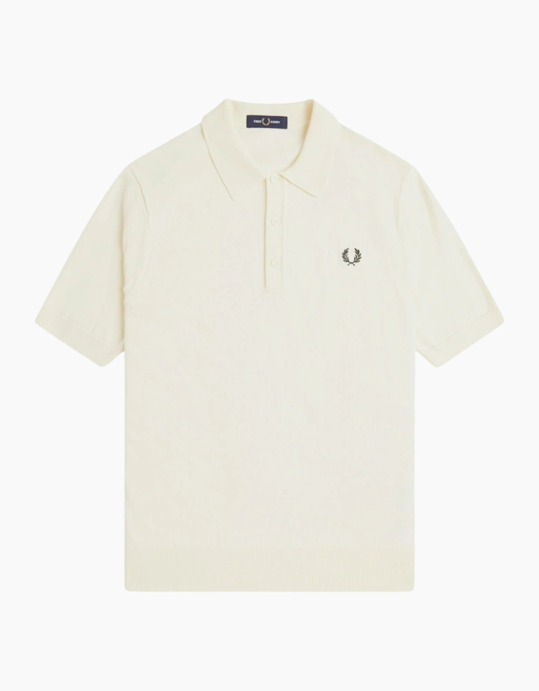 Fred Perry Cotton Knitted Polo Shirt