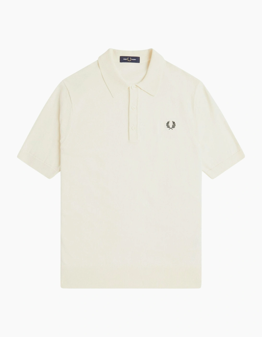 Fred Perry Cotton Knitted Polo Shirt