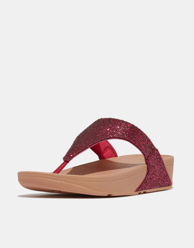 Lulu Glitterball Toe-Post Sandals