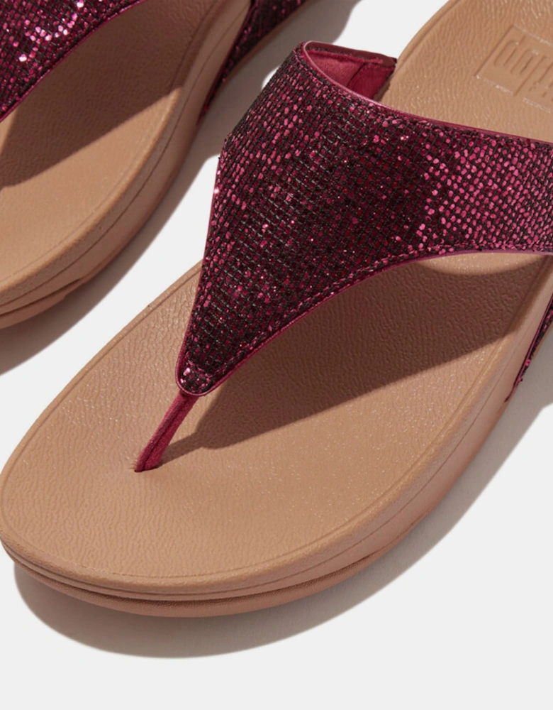 Lulu Glitterball Toe-Post Sandals