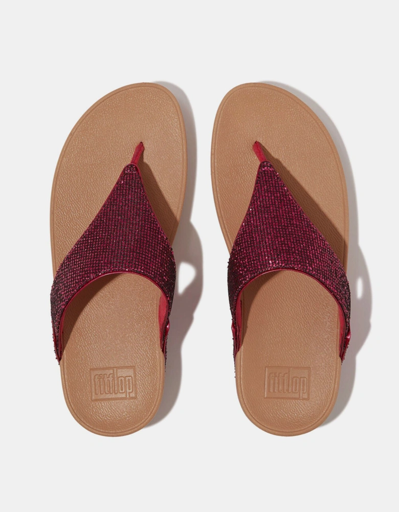 Lulu Glitterball Toe-Post Sandals