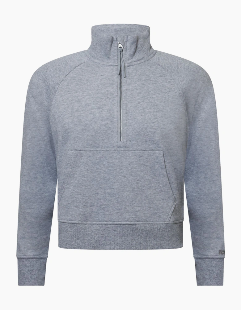 Half Zip Logo Pullover Sweatshirt