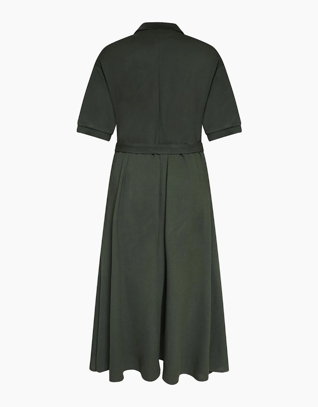 Pique Belted Polo Dress