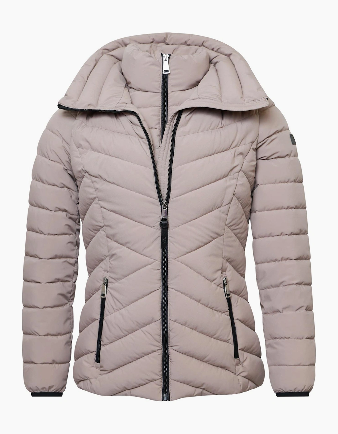 Bibbed Zip Front Puffer Jacket, 3 of 2