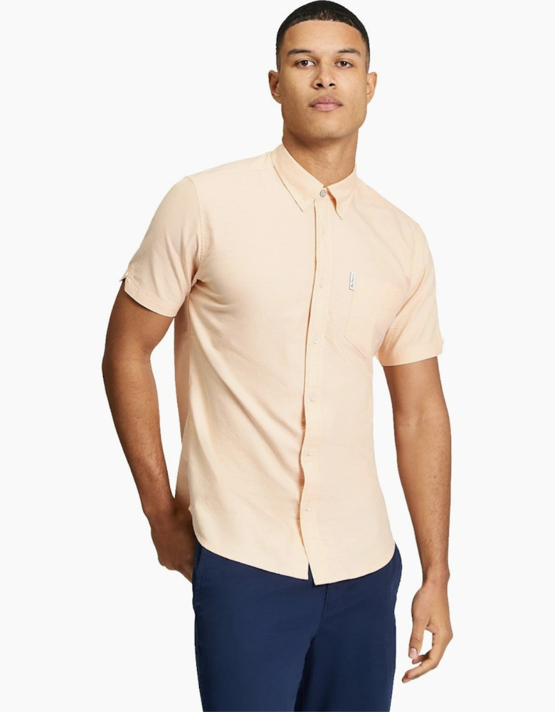 Ben Sherman Mens Signature Oxford Short Sleeve Shirt