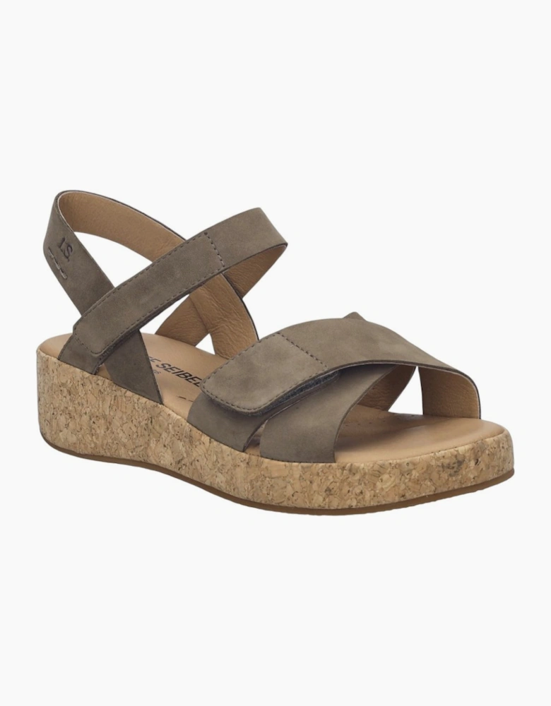Evita 03 Womens Wedge Sandals