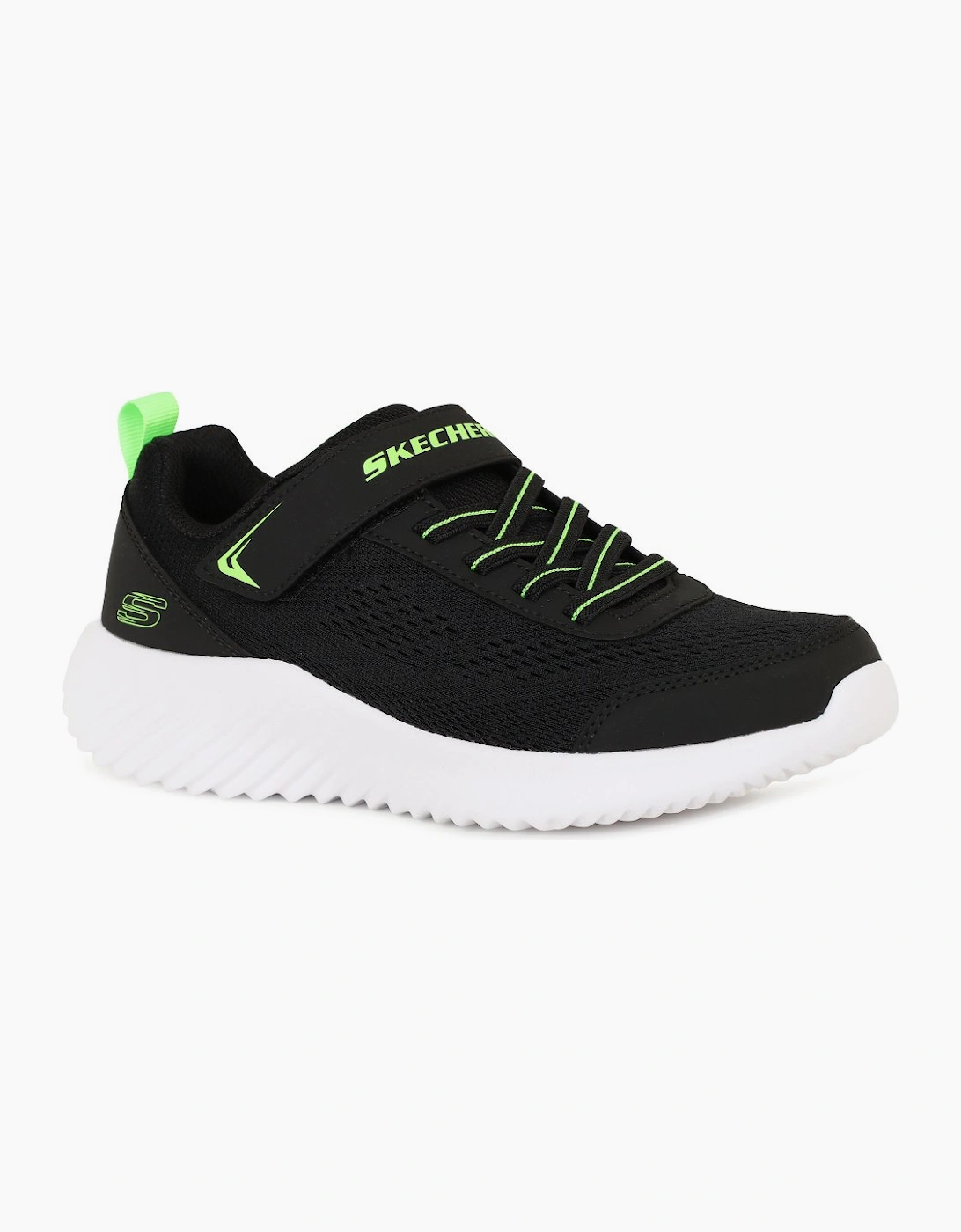 Skechers Girls Black 'S Bounder Sports Trainers  12/F (Standard) Size 12 Kids