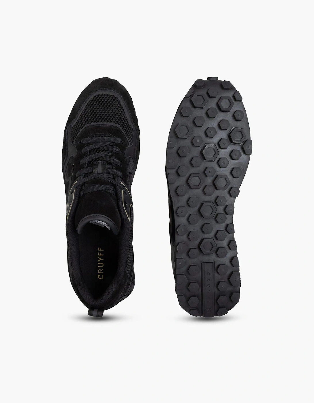 Fuori Men's Black/Gold Trainers