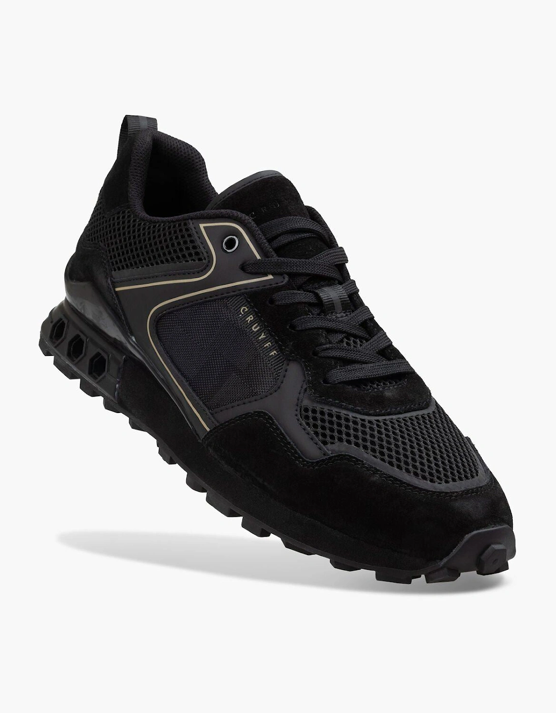 Fuori Men's Black/Gold Trainers