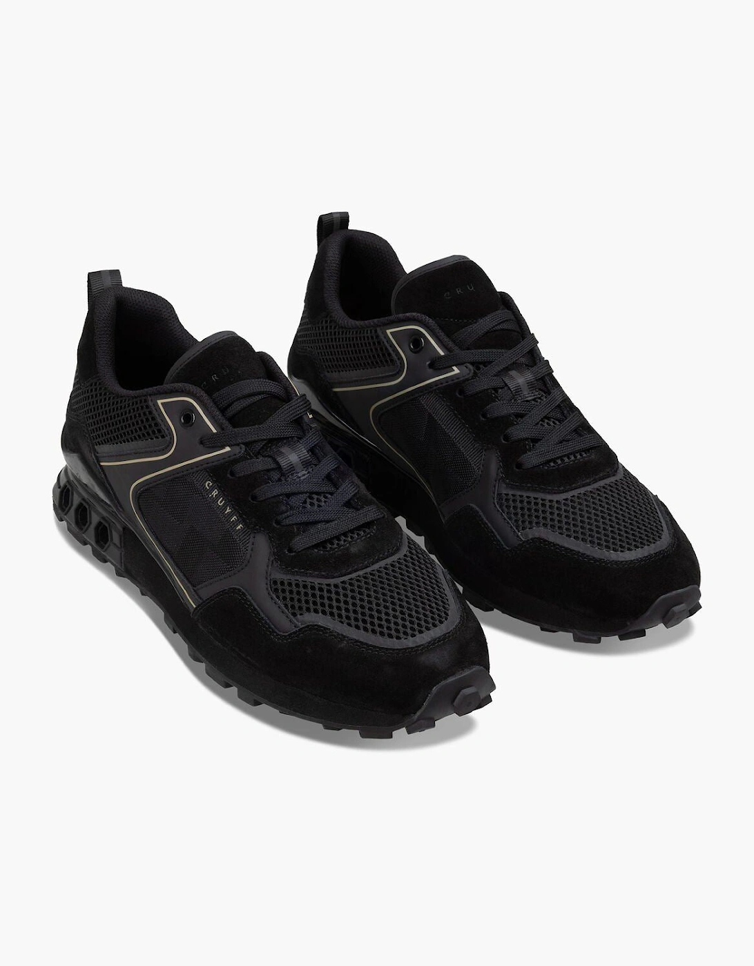 Fuori Men's Black/Gold Trainers