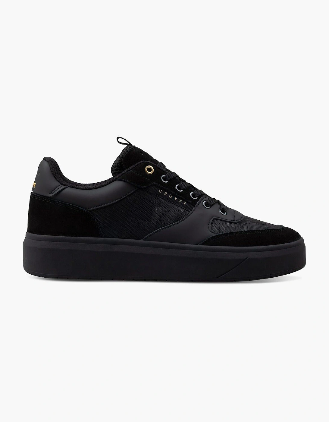 Terra Court Men's Black/Gold Trainers, 6 of 5