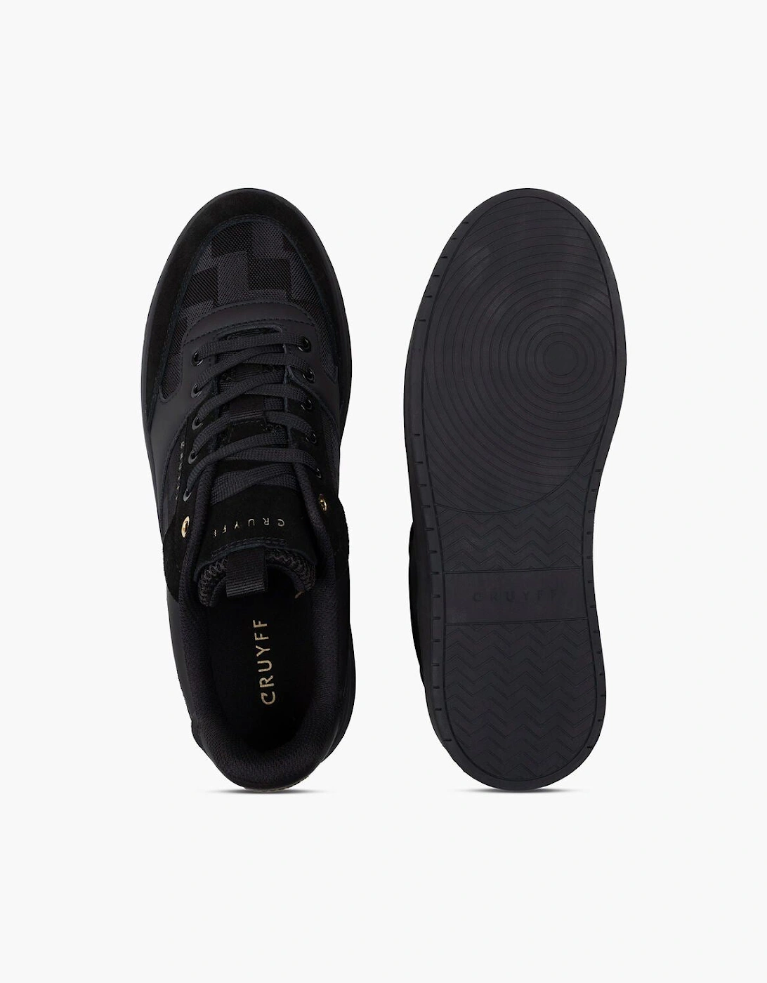 Terra Court Men's Black/Gold Trainers