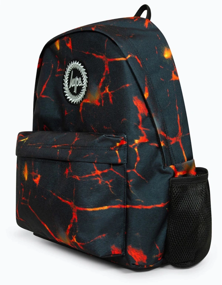 Iconic Boy's Black Lava Backpack