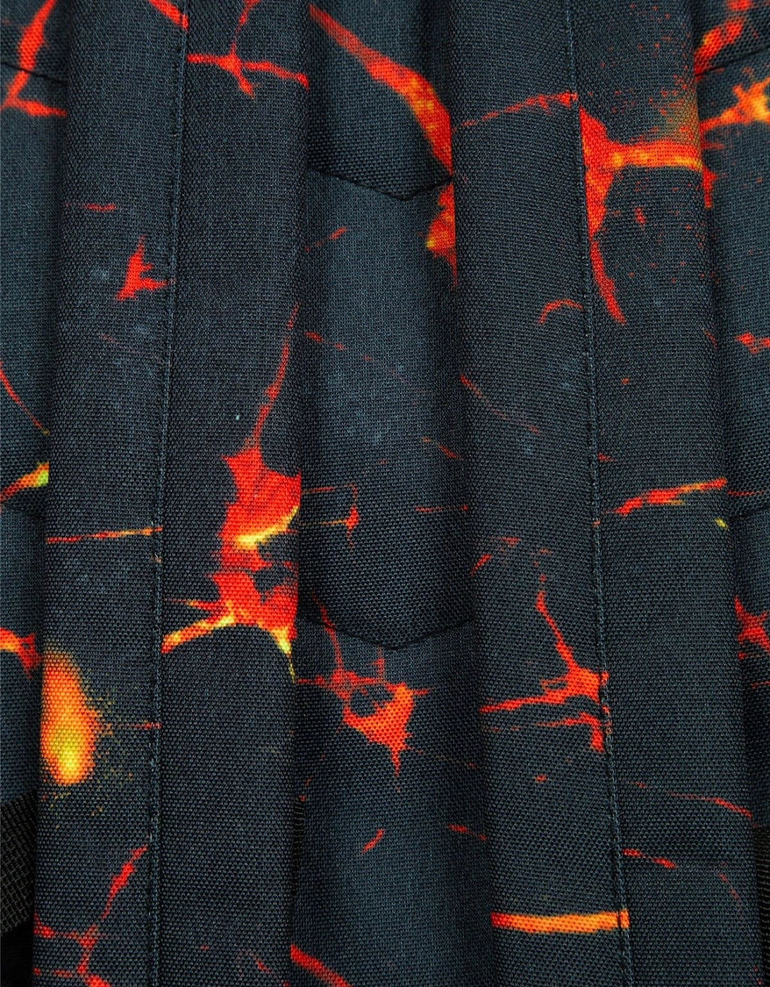 Iconic Boy's Black Lava Backpack