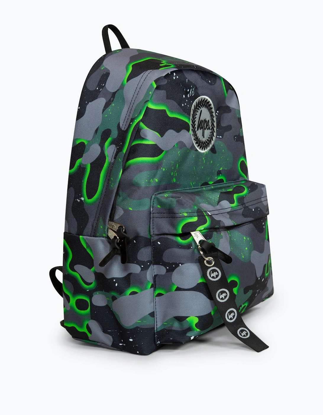 Iconic Boy's Green Glow Camo Backpack