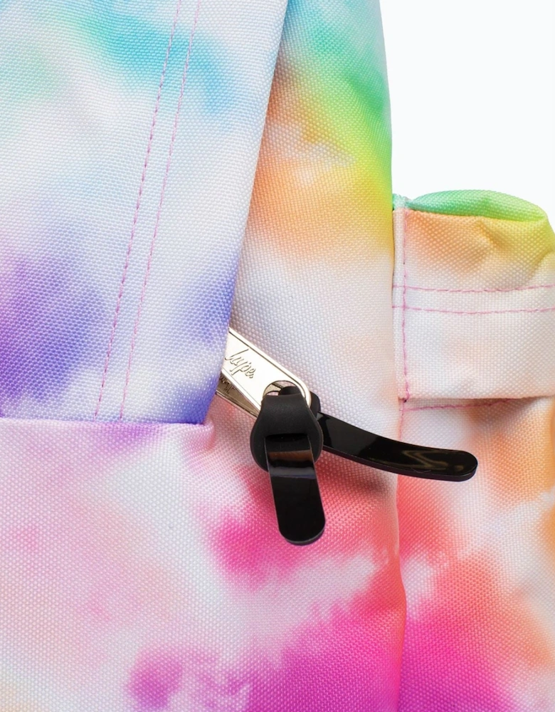 Iconic Girl's Rainbow Heart Tie Dye Backpack