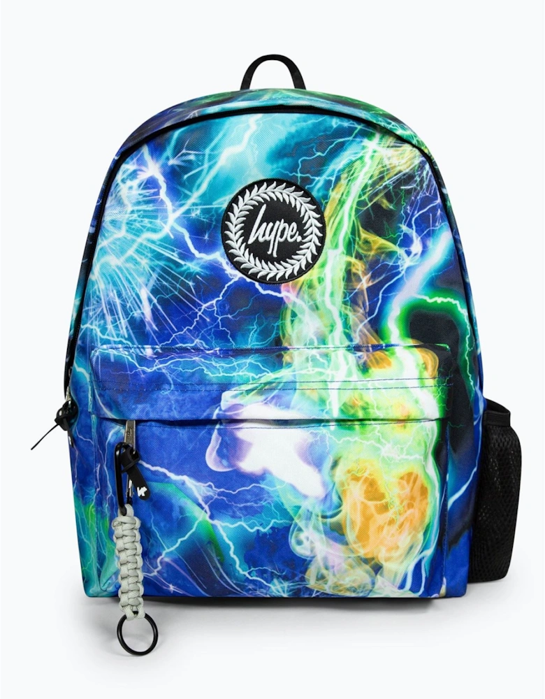 Iconic Boy's Multicoloured Lightning Storm Backpack